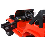 Elektrické autíčko Jeep Wrangler Rubicon Lift 4x4, 24V - oranžové